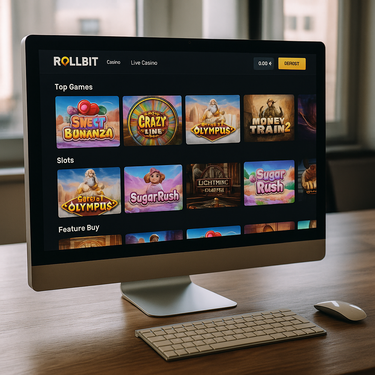 Rollbit - Intuïtief Design - Desktop Platform Interface